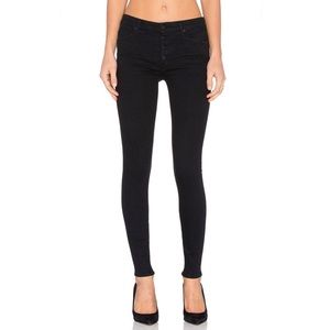 Mother Pixie ‘Not Guilty’ button fly skinny jeans